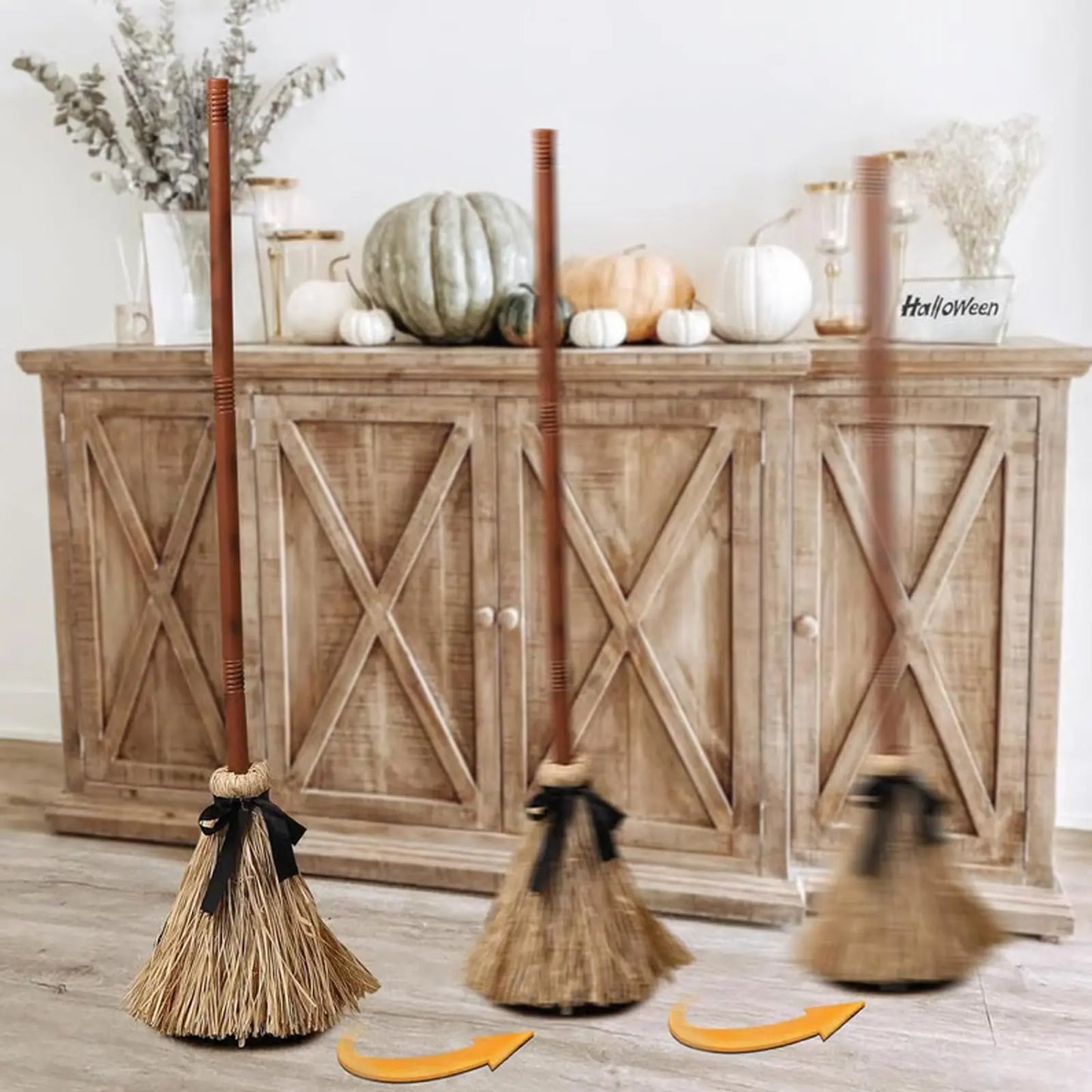 The Ghost Broom - Sound-Activated Dancing Witch Broom