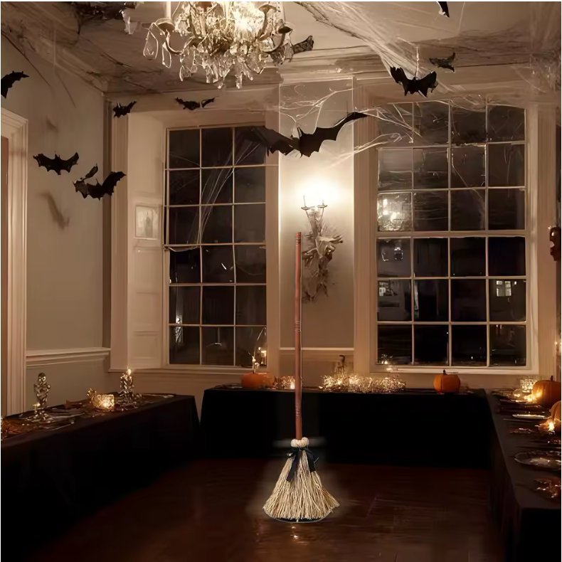The Ghost Broom - Sound-Activated Dancing Witch Broom
